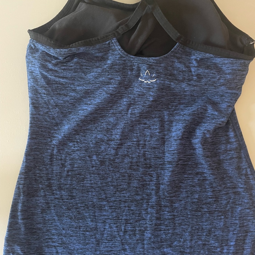 Beyond Yoga Heathered Blue Tank Top